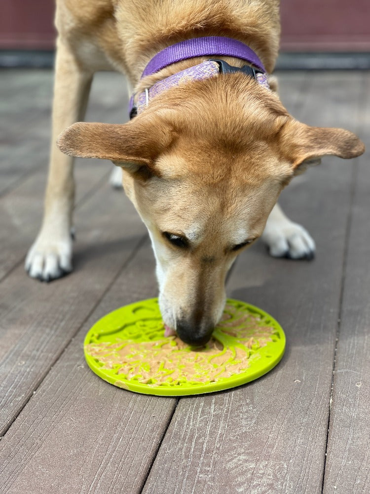Tree of Life eMat - Enrichment Lick Mat for Dogs - With Suction Cups | Tree Design | USA Made