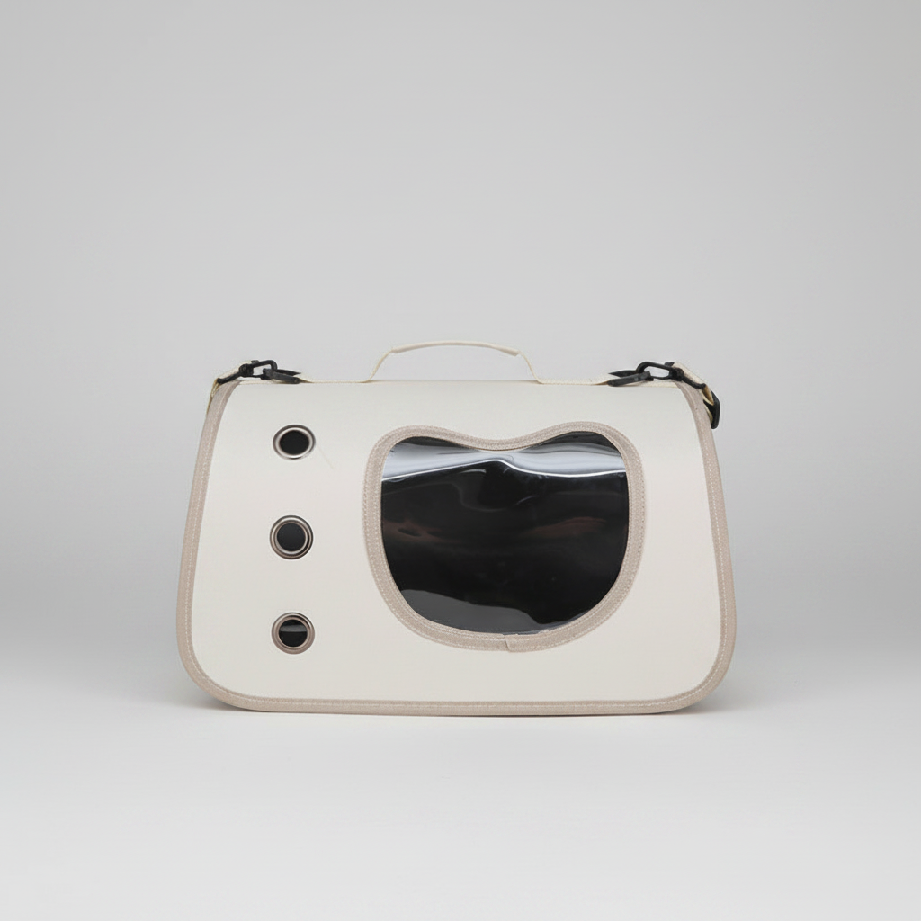 Futuristic Bubble-Window Backpack Carrier for Dogs