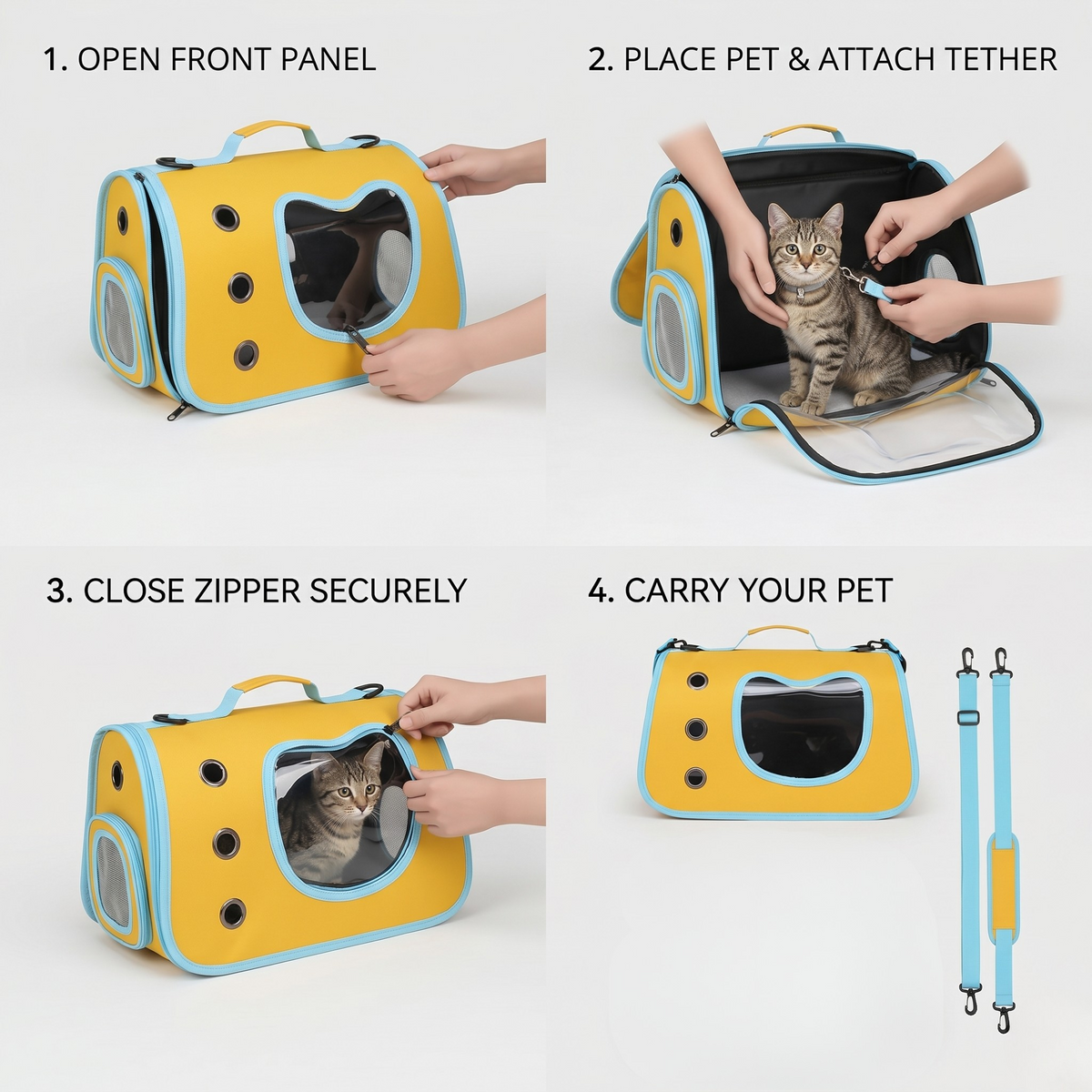 Futuristic Bubble-Window Backpack Carrier for Dogs
