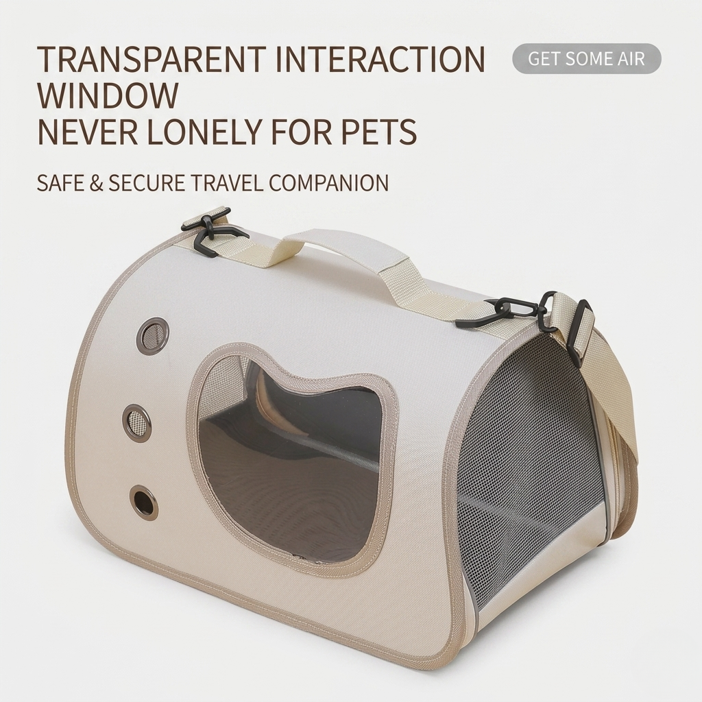 Futuristic Bubble-Window Backpack Carrier for Dogs