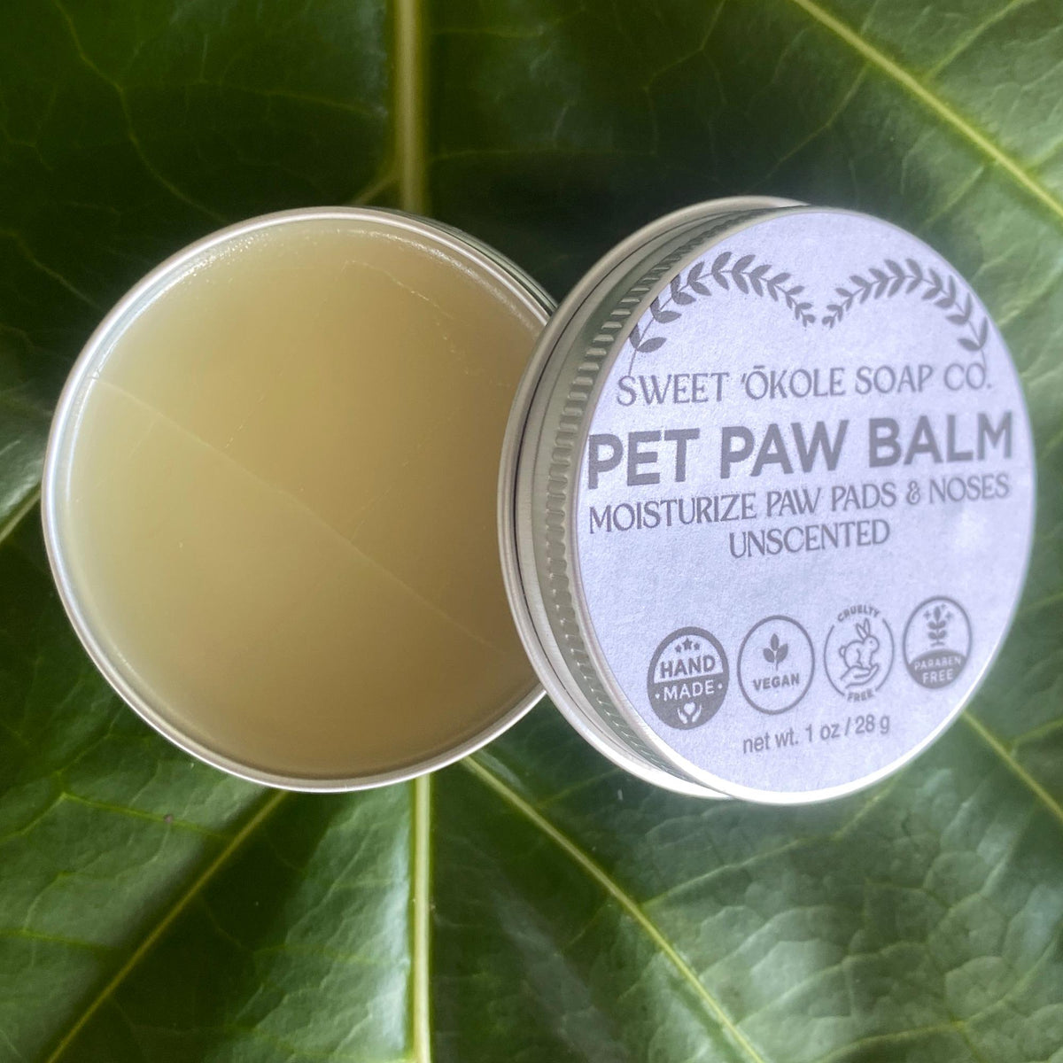 Natural Pet Paw Balm, Moisturizing Paw Salve for Dogs