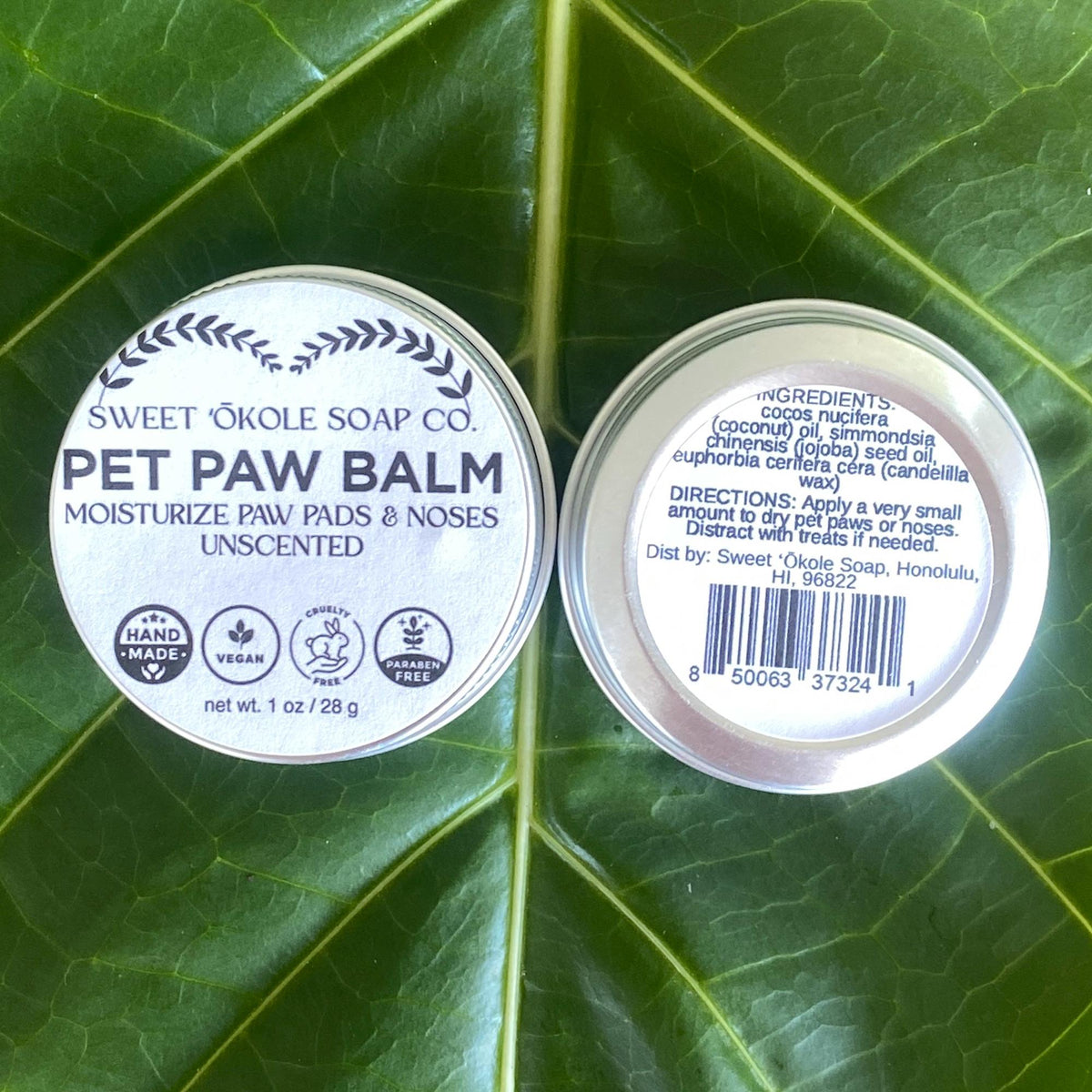 Natural Pet Paw Balm, Moisturizing Paw Salve for Dogs